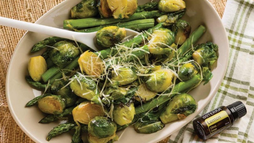 Sauteed Brussel Sprouts & Asparagus